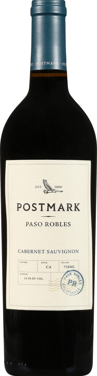 slide 1 of 9, Postmark Cabernet Sauvignon, Paso Robles, 750 ml