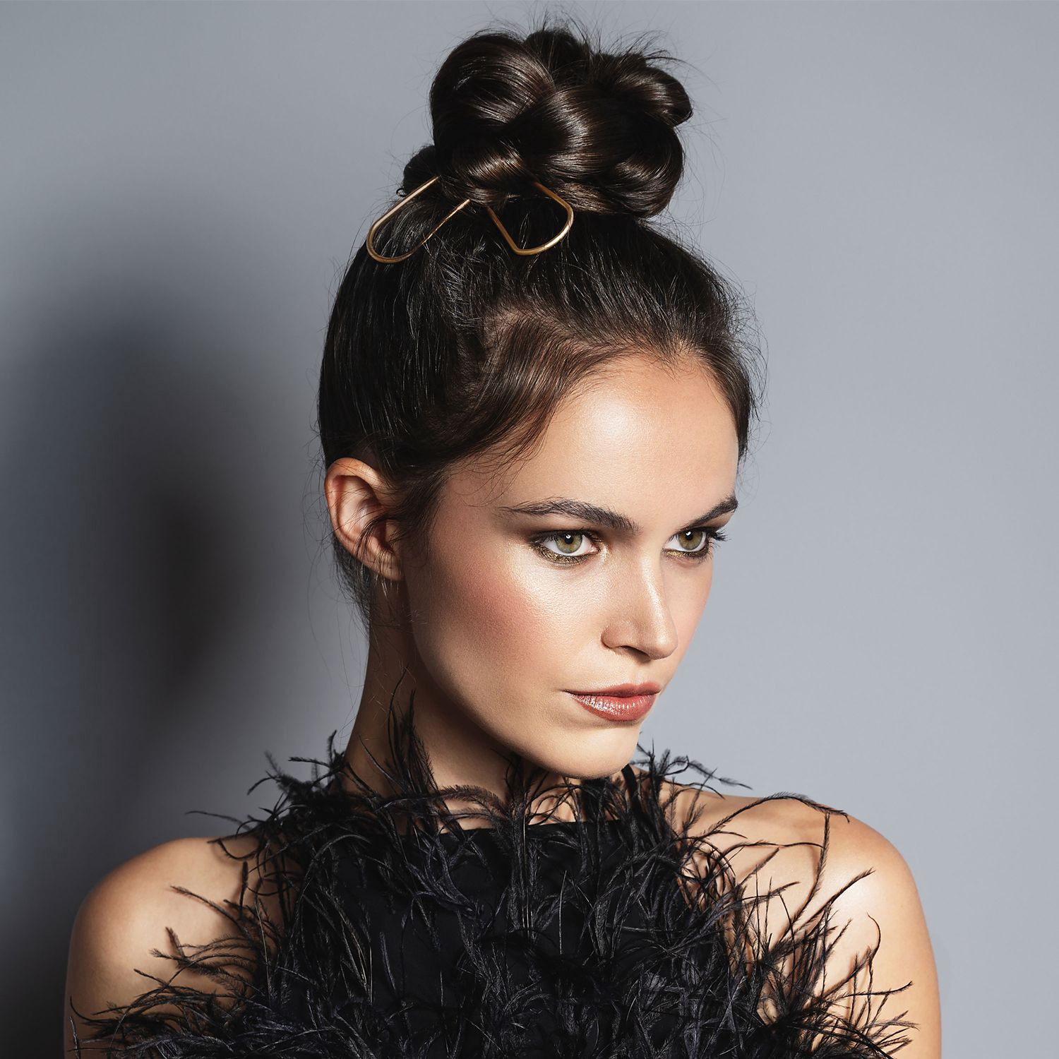 slide 3 of 5, The Hair Edit Slim Chignon French Hair Pins - 2ct, 2 ct