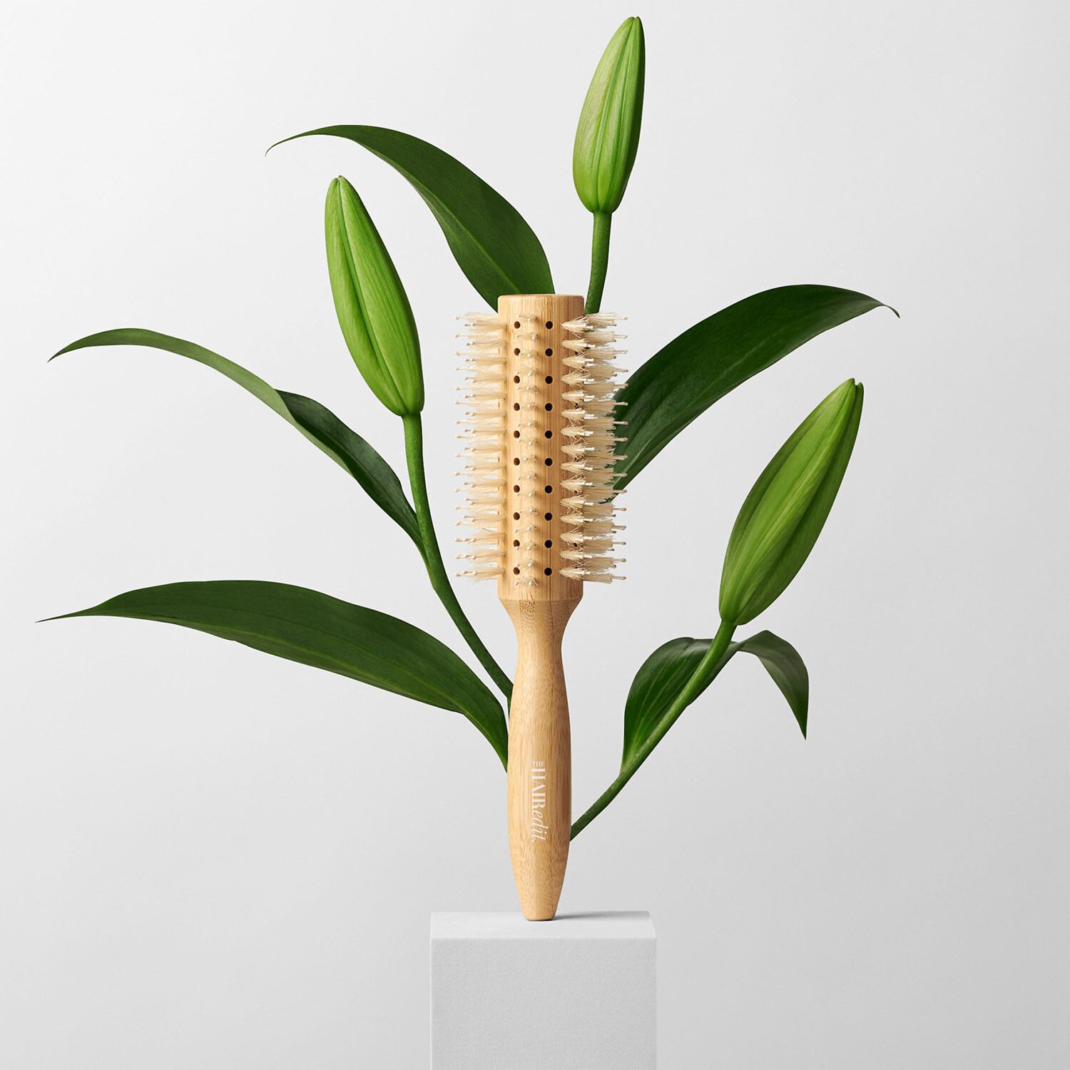 slide 2 of 4, The Hair Edit Sleek Goddess Boar Bristle Hair Brush, 1 ct