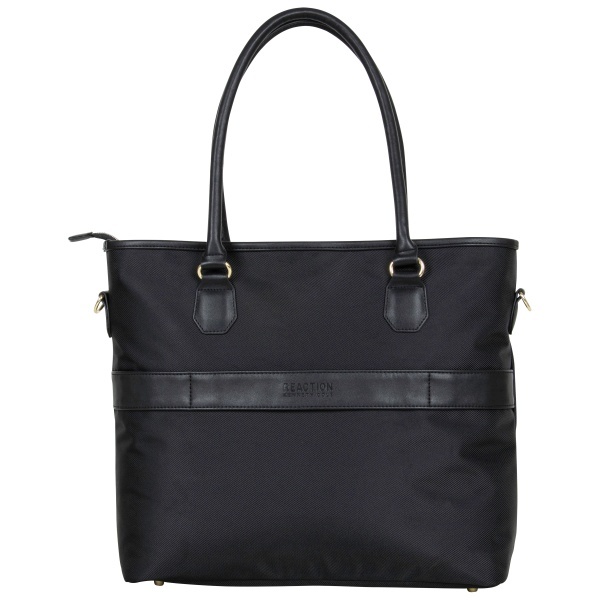 slide 3 of 10, Kenneth Cole Reaction Chelsea Messenger Bag With 15'' Laptop Pocket, Black, 1 ct