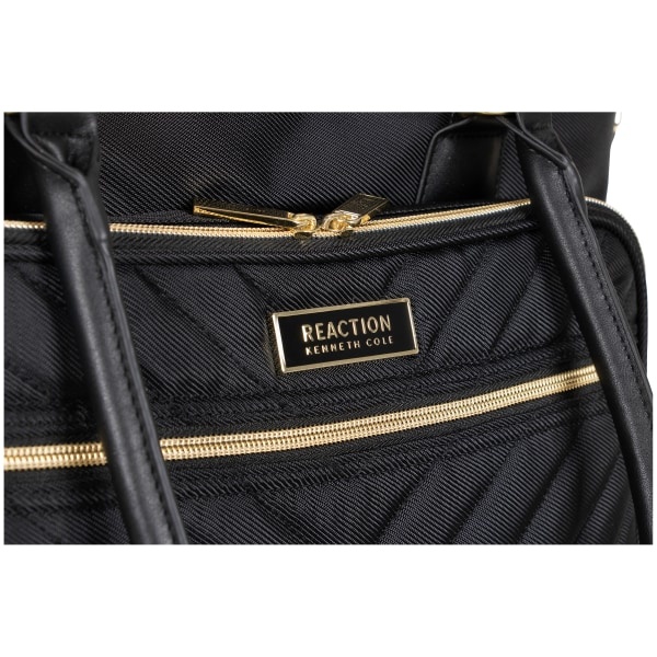 slide 6 of 10, Kenneth Cole Reaction Chelsea Messenger Bag With 15'' Laptop Pocket, Black, 1 ct