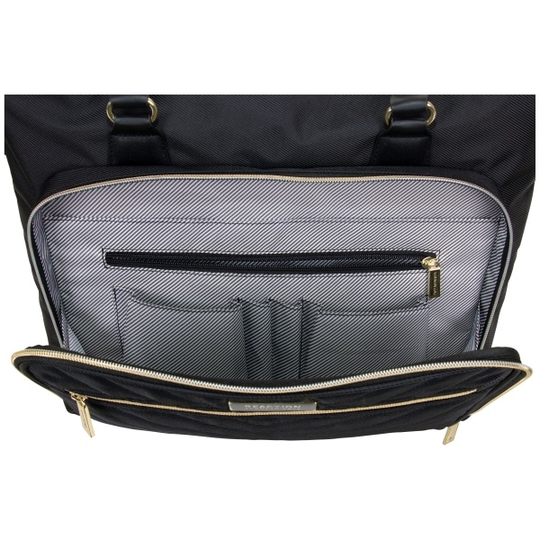 slide 10 of 10, Kenneth Cole Reaction Chelsea Messenger Bag With 15'' Laptop Pocket, Black, 1 ct