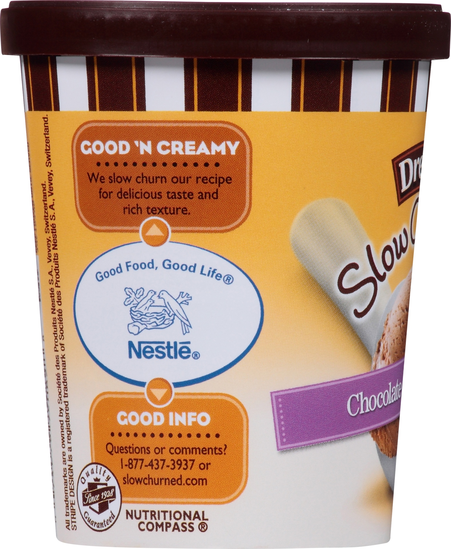 slide 3 of 7, Edy's/Dreyer's Slow Churned Light Chocolate Ice Cream, 5.8 fl oz