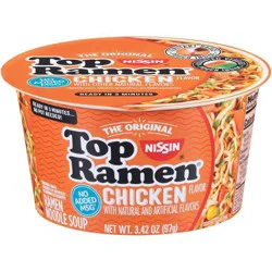 Top Ramen Chicken Flavor Ramen Noodle Soup 3.42 oz