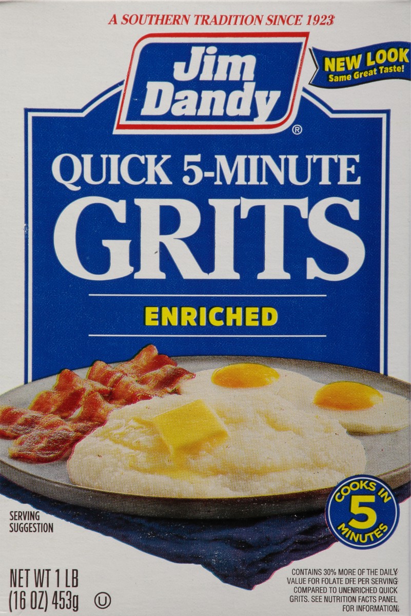 slide 6 of 13, Jim Dandy Enriched Quick 5-Minute Grits 1 lb Box, 1 lb