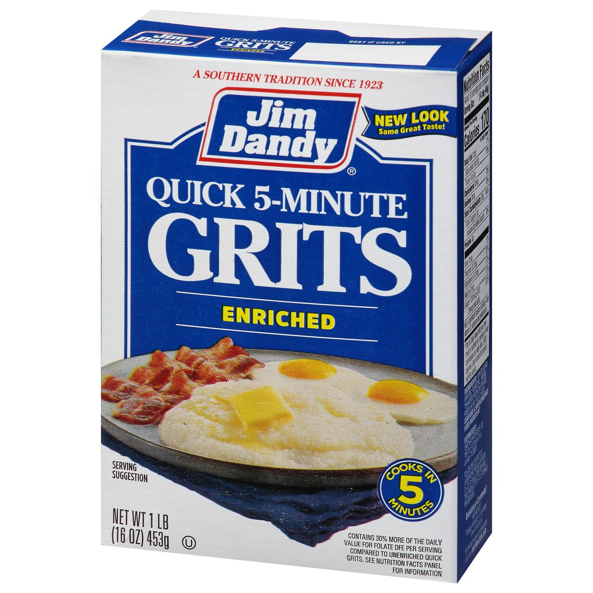 slide 4 of 13, Jim Dandy Enriched Quick 5-Minute Grits 1 lb Box, 1 lb