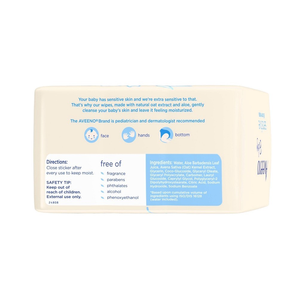 slide 11 of 11, Aveeno Sens Bby Wipes, 168 ct