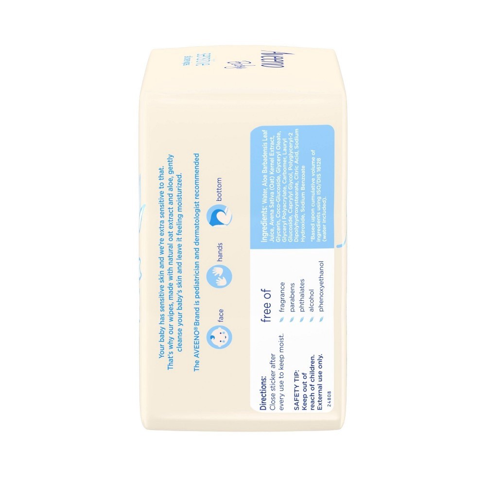 slide 9 of 11, Aveeno Sens Bby Wipes, 168 ct