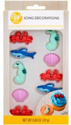 Wilton Icing Decorations Royal Sea Life
