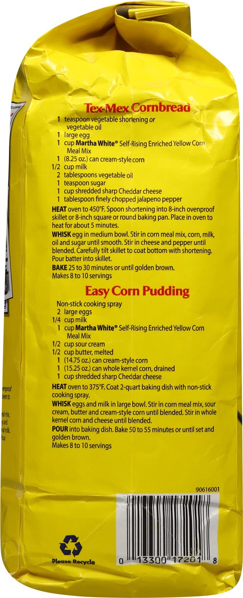 slide 13 of 13, Martha White Self Rising Yellow Corn Meal Mix with Hot Rize, 5 Lb Bag, 5 lb