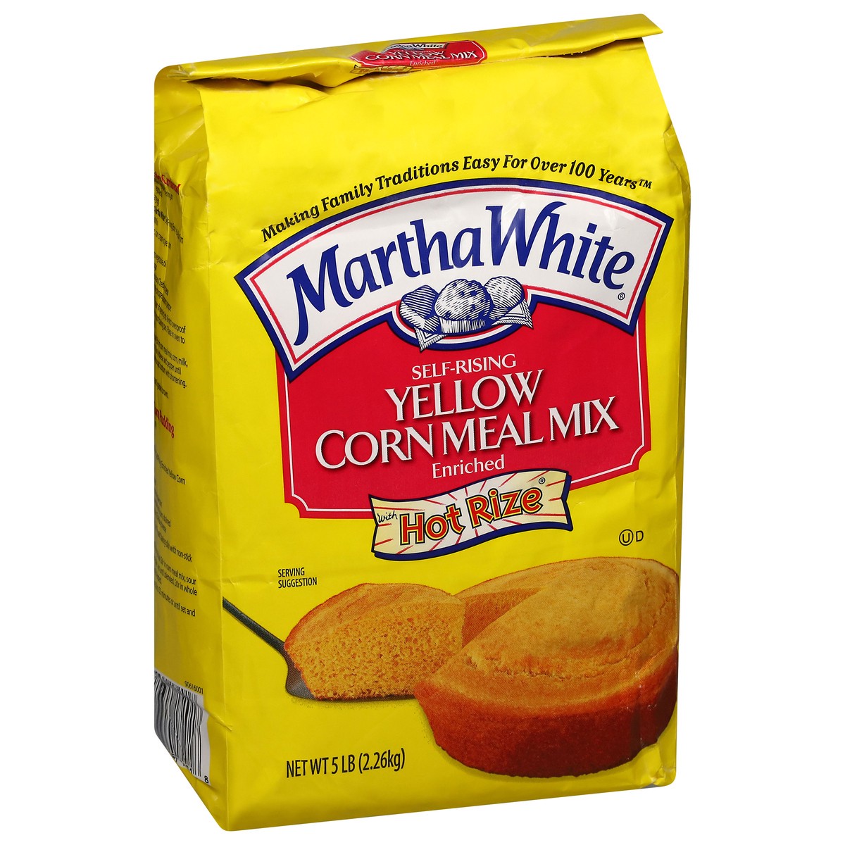 slide 11 of 13, Martha White Self Rising Yellow Corn Meal Mix with Hot Rize, 5 Lb Bag, 5 lb