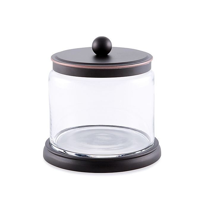 slide 2 of 2, Baltic Linen Bigelow Small Storage Jar - Oil-Rubbed Bronze, 1 ct