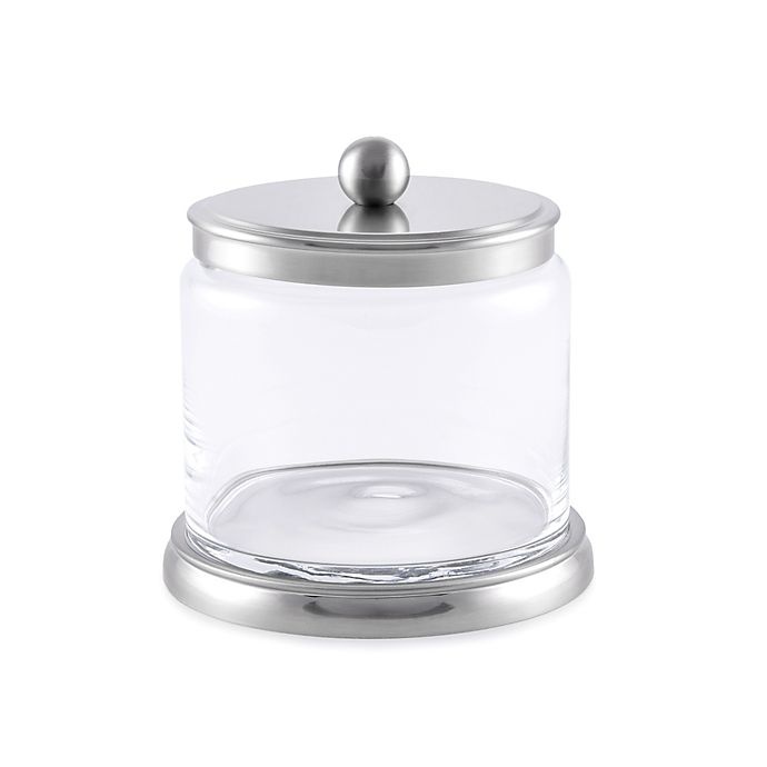 slide 2 of 2, Baltic Linen Bigelow Small Storage Jar - Brushed Nickel, 1 ct