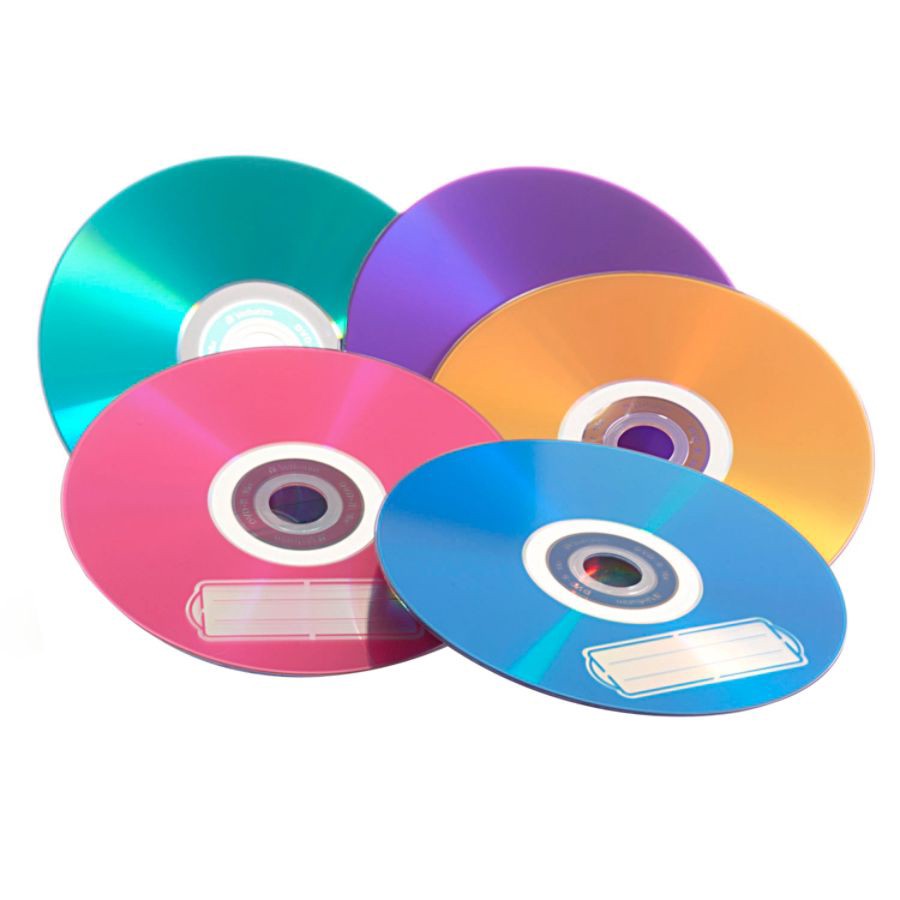 slide 2 of 2, Verbatim Life Series Dvd-R Discs, Assorted Colors, Pack Of 25, 25 ct