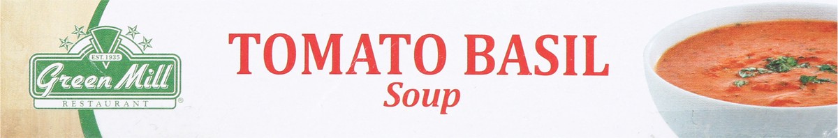 slide 2 of 9, Green Mill Tomato Basil Soup, 12 oz