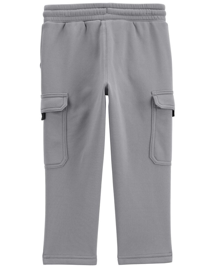 slide 4 of 4, Oshkosh Baby Solid Fleece Pants - Gray Gray 18M, 1 ct