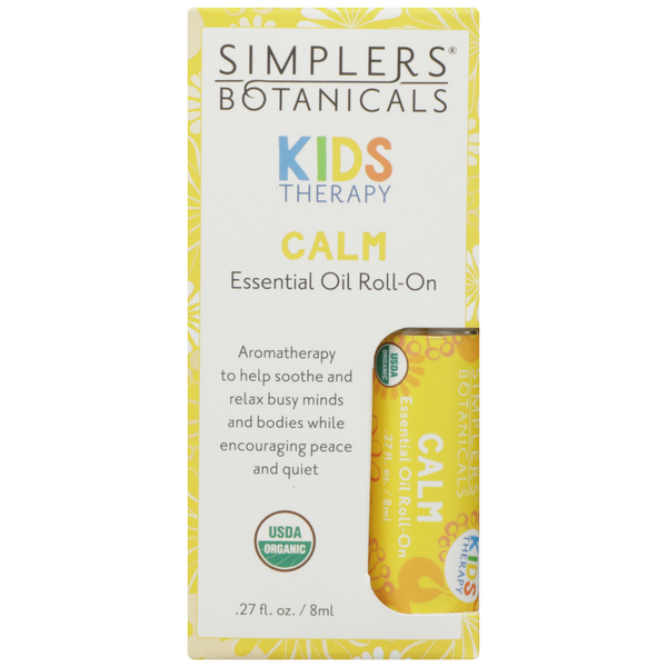 slide 1 of 1, Simplers Kids Therapy Calm Roll-On, 0.27 fl oz