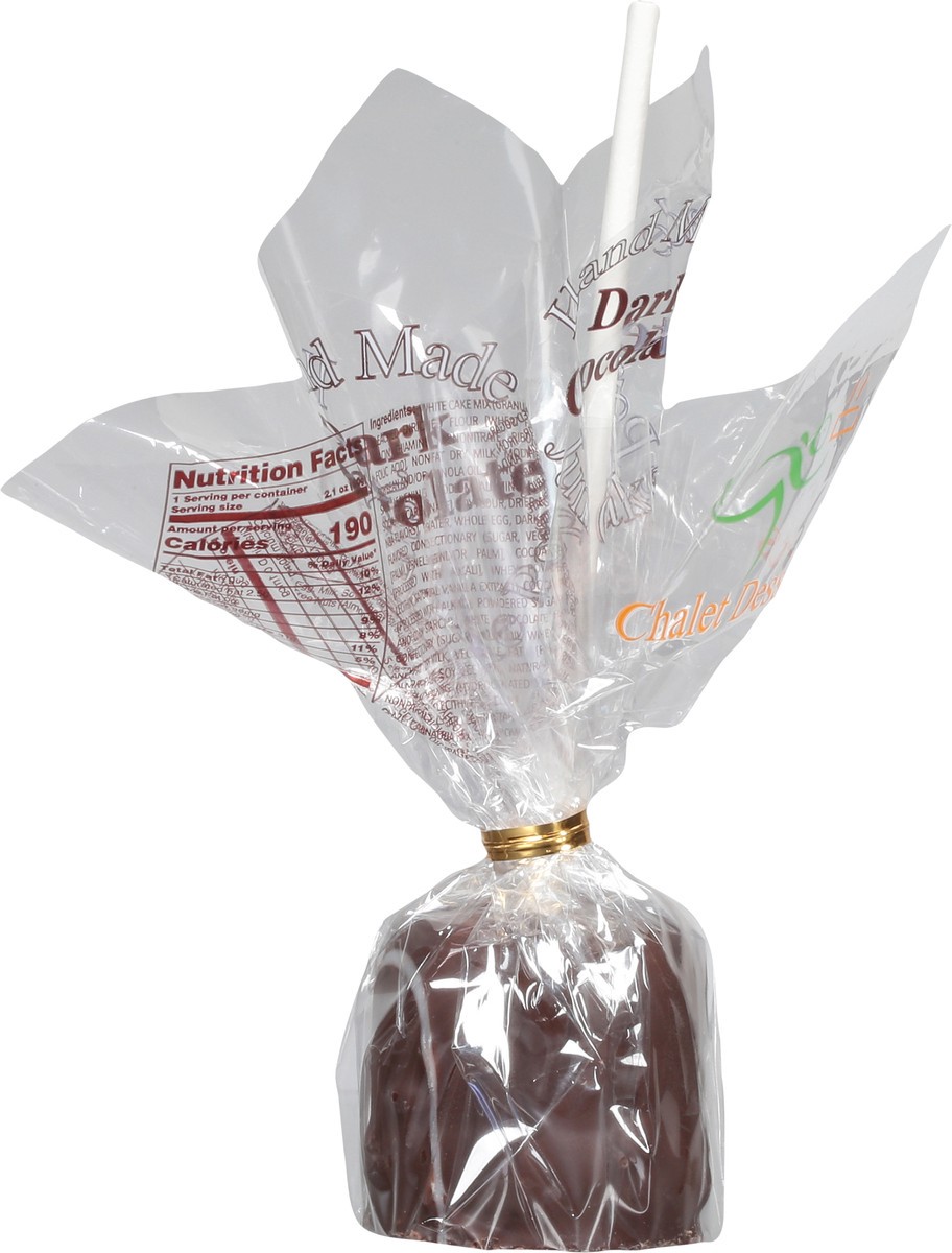 slide 3 of 13, Chalet Desserts Dark Chocolate Cake Pop 1 ea, 1 ct