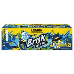 Brisk Iced Tea Lemon 12 Fl Oz 12 Count