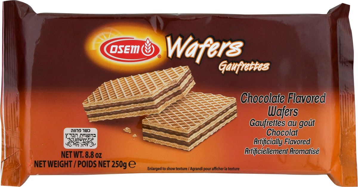 slide 4 of 9, Osem Chocolate Flavour Wafers 8.8 oz, 8.8 oz