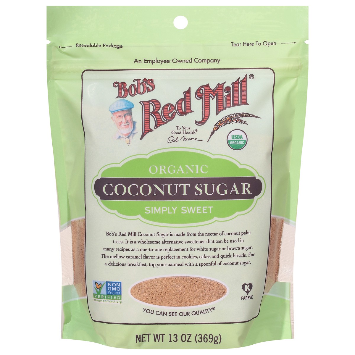 slide 1 of 9, Bob's Red Mill Organic Coconut Sugar, 13 oz