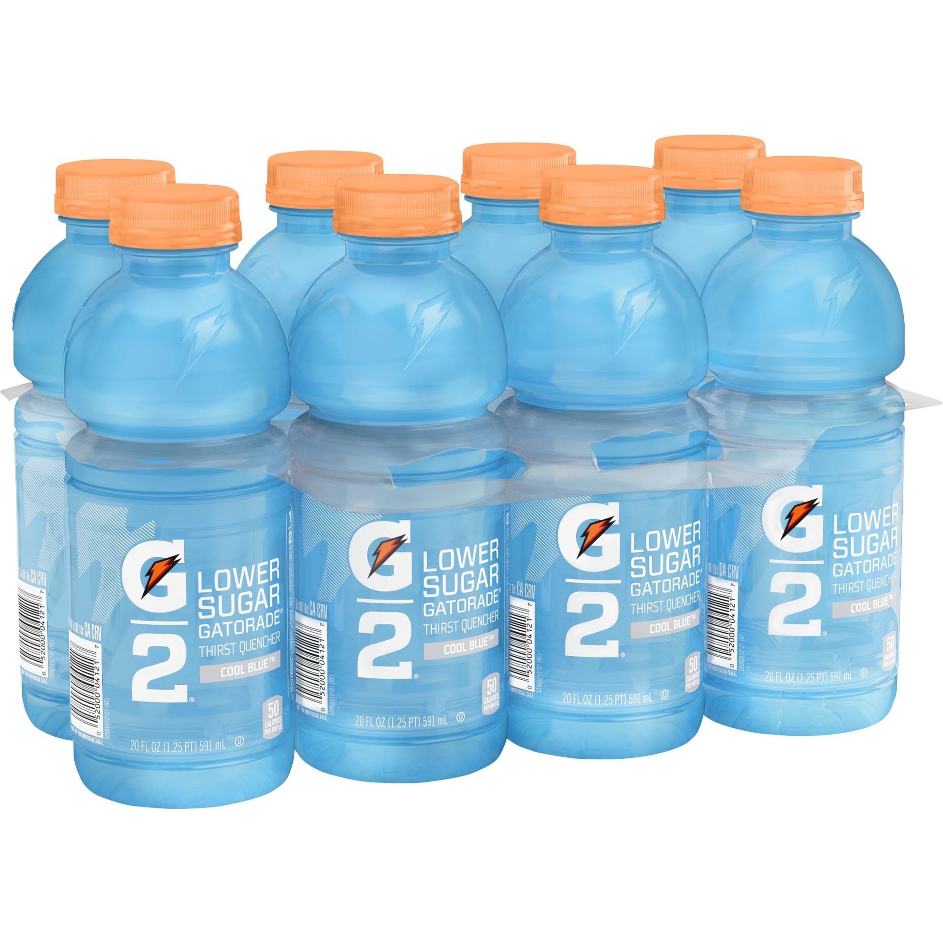 Gatorade Cool Blue Sports Drink Bottles 8 ct; 20 fl oz