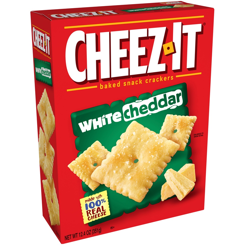 slide 3 of 3, Cheez-It White Cheddar Cheese Crackers, 12.4 oz