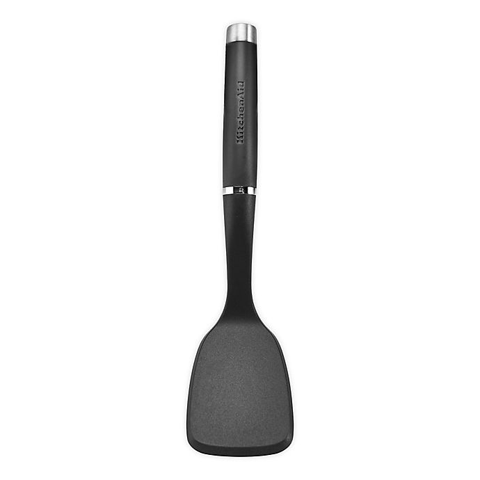 slide 1 of 3, KitchenAid Gourmet Nylon Short Turner - Black, 1 ct