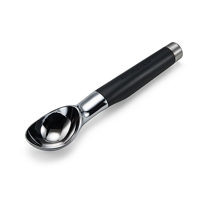 slide 2 of 3, KitchenAid Gourmet Ice Cream Scoop - Black, 1 ct