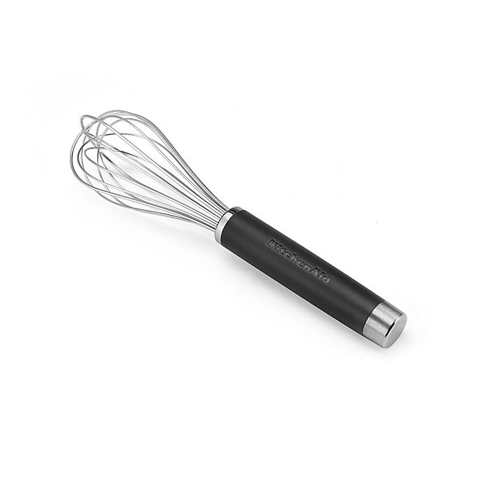 slide 2 of 3, KitchenAid Gourmet Utility Whisk - Black, 1 ct