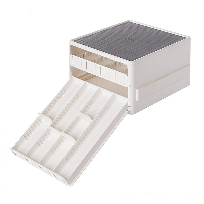 slide 3 of 3, Copco 16-Jar Spice Cabinet Organizer - White, 1 ct