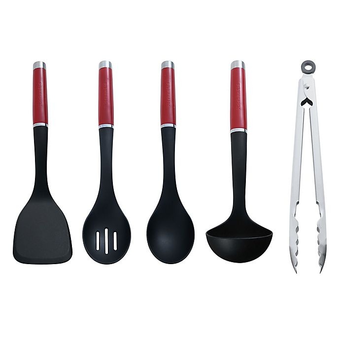 slide 2 of 2, Kitchenaid Kitchen Utensil Set - Passion Red, 5 ct