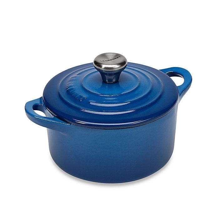 slide 1 of 1, Le Creuset Mini Round Cocotte with Stainless Steel Knob - Marseille, set 0