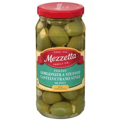 Mezzetta Italian Gorgonzola Stuffed Castelvetrano Style Olives 9.5 oz