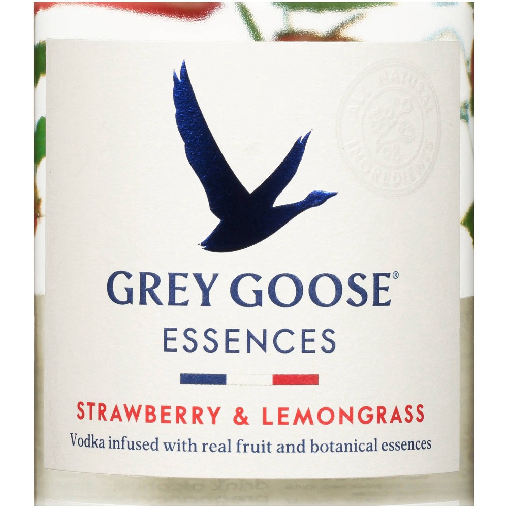 slide 4 of 4, Grey Goose Essences Strawberry And Lemongrass Vodka With Natural Flavors 30% 75Cl/750Ml, 750 ml