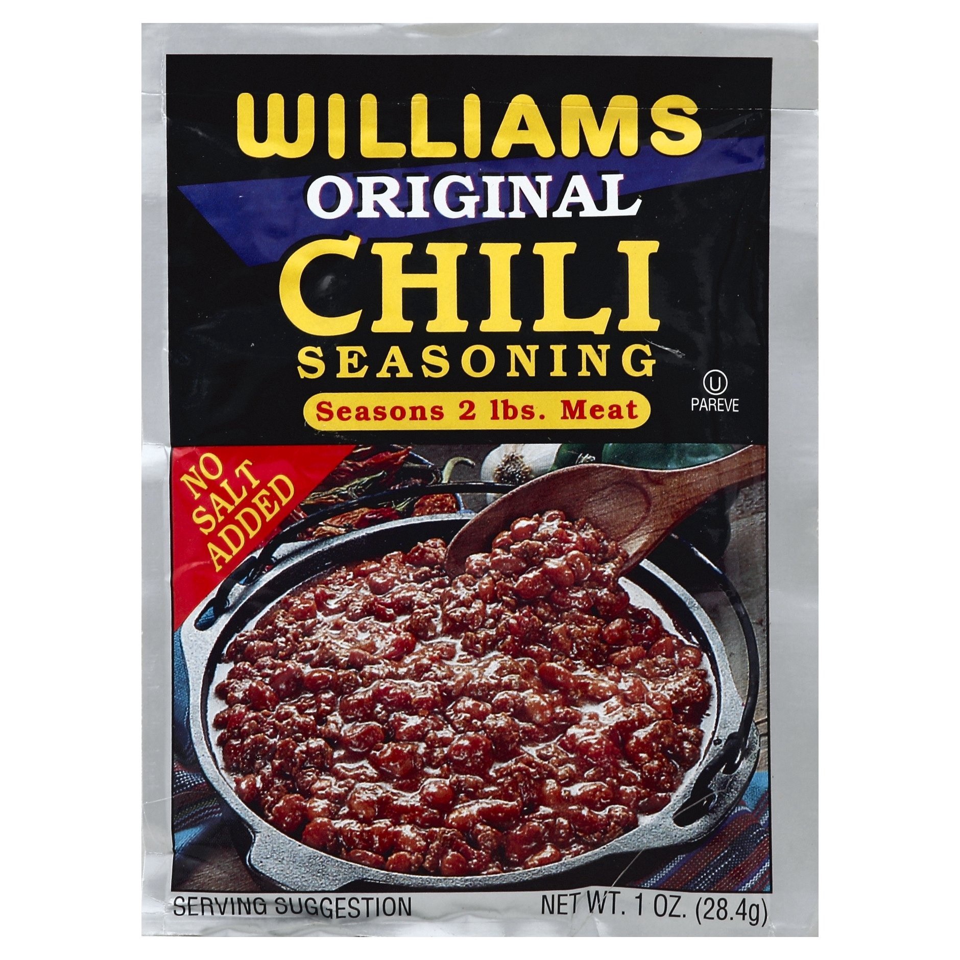 slide 1 of 6, Williams Original Chili Seasoning Mix 1 oz, 1 oz