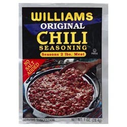 Williams Original Chili Seasoning Mix 1 oz