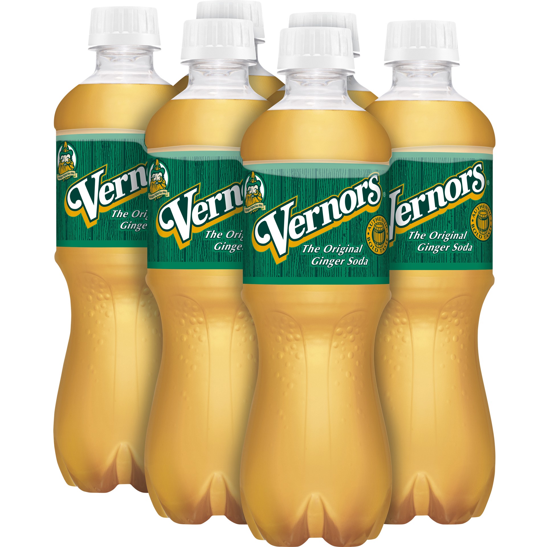 slide 2 of 3, Vernors Ginger Soda, .5 L bottles, 6 pack, 6 ct