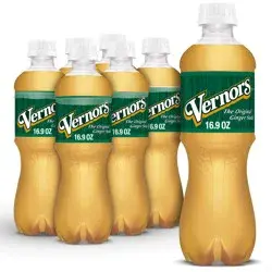 Vernors Ginger Soda, .5 L bottles, 6 pack
