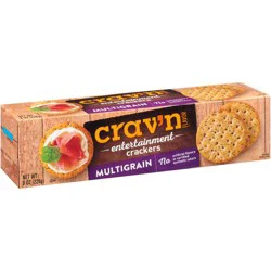 Crav'n Flavor Multigrain Entertainment Crackers 8 oz