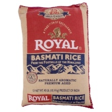 slide 1 of 1, Rice Basmati Burlap 40# Royal, 640 oz