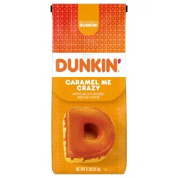 Dunkin'' Dunkin’ Caramel Me Crazy Ground Coffee, 11 Ounces