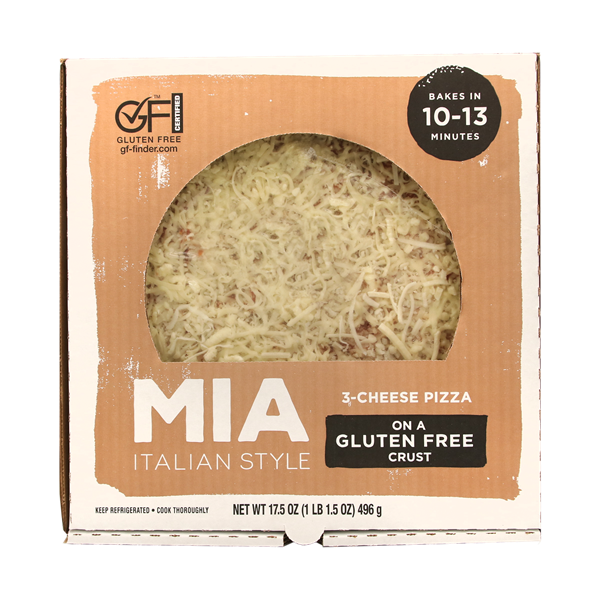 slide 1 of 1, Hy-Vee Mia Italian Take & Bake Gluten Free Cheese Pizza, 17.5 oz