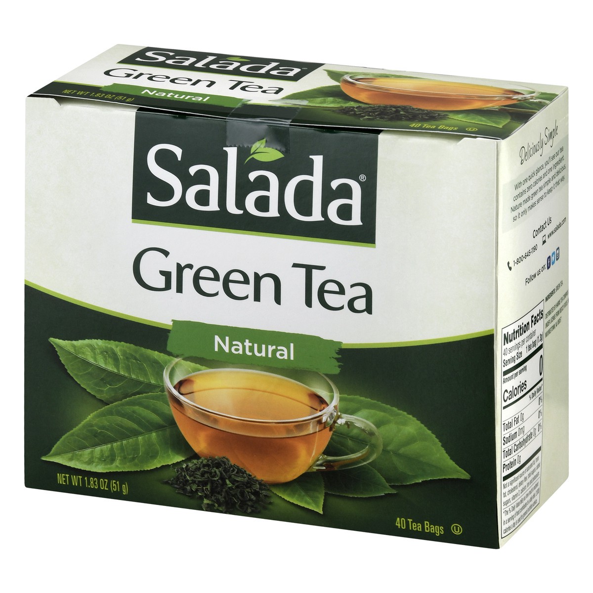slide 3 of 9, Salada Tea Salada Green Tea, 40 ct