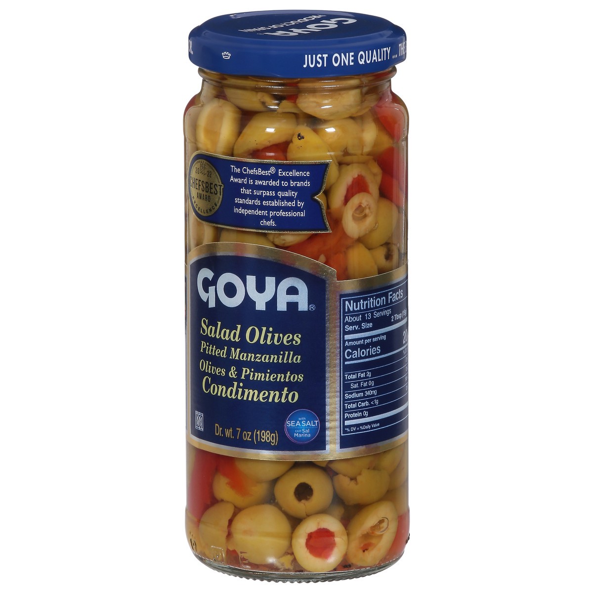 slide 6 of 9, Goya Salad Olives 7 oz, 7 oz