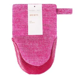 Haven & Key Haven + Key Mini Silicone Oven Mitts - Red