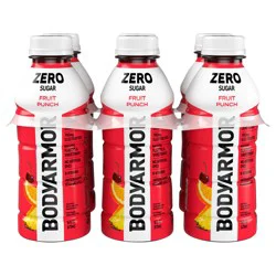Bodyarmor Zero Sugar Fruit Punch Electrolyte Sports Drink, 16 fl oz Bottles, 6 Pack