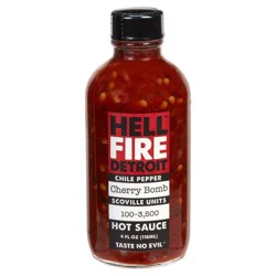 Hell Fire Detroit Cherry Bomb Hot Sauce