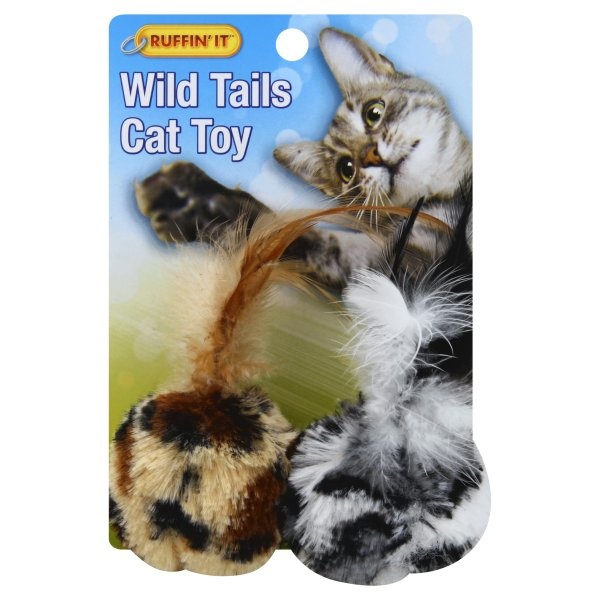 slide 1 of 1, Ruffin' It Wild Tails Cat Toy, 1 ct