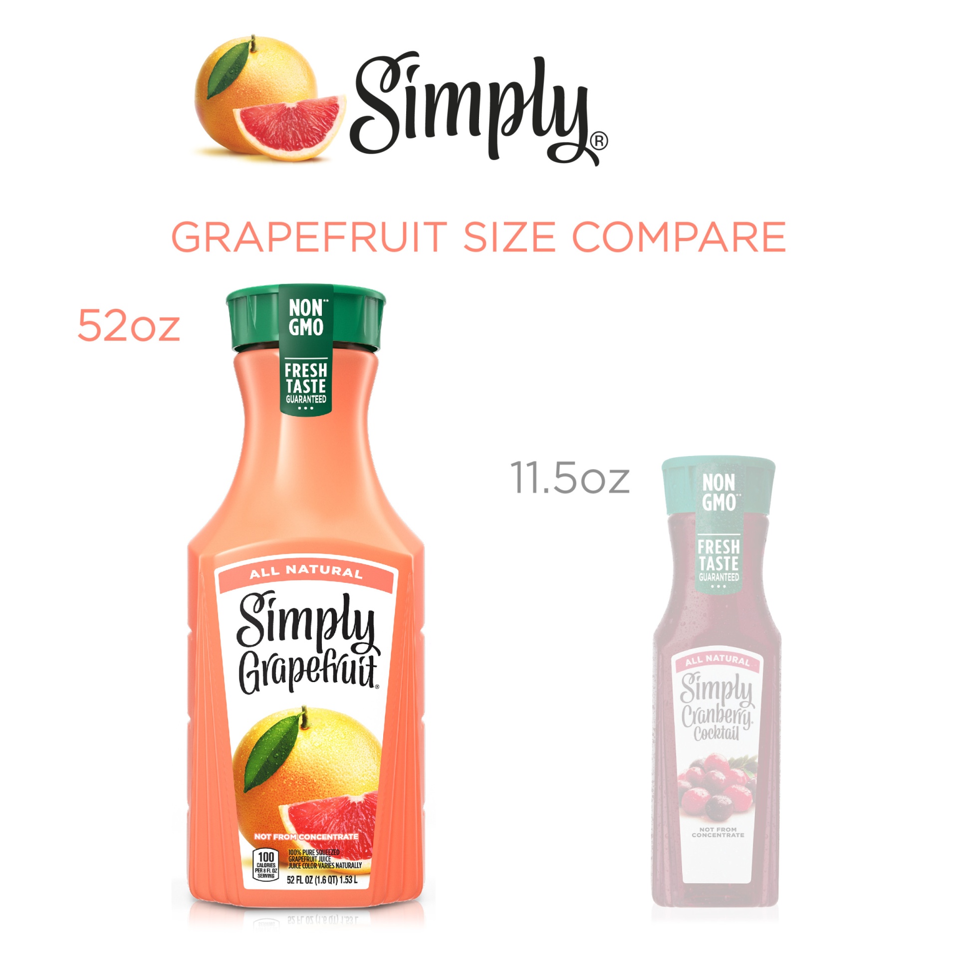 slide 11 of 12, Simply Grapefruit, 59 fl oz